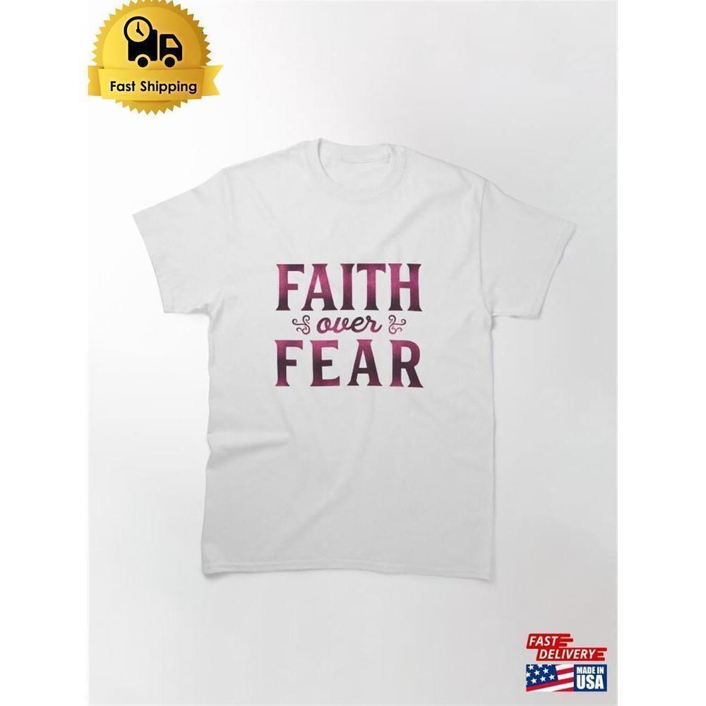 Faith Over Fear Christian Motivation Inspirational Quote Collection
